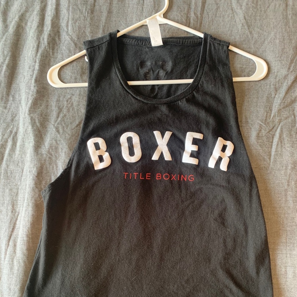 Title boxing muscle tank